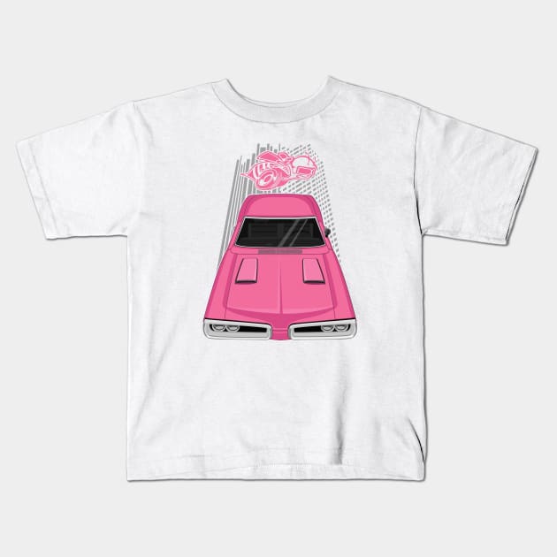 Dodge Coronet Super Bee 1970 - pink Kids T-Shirt by V8social